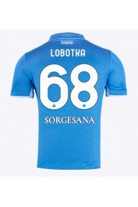 Fotbalové Dres SSC Napoli Stanislav Lobotka #68 Domácí Oblečení 2024-25 Krátký Rukáv